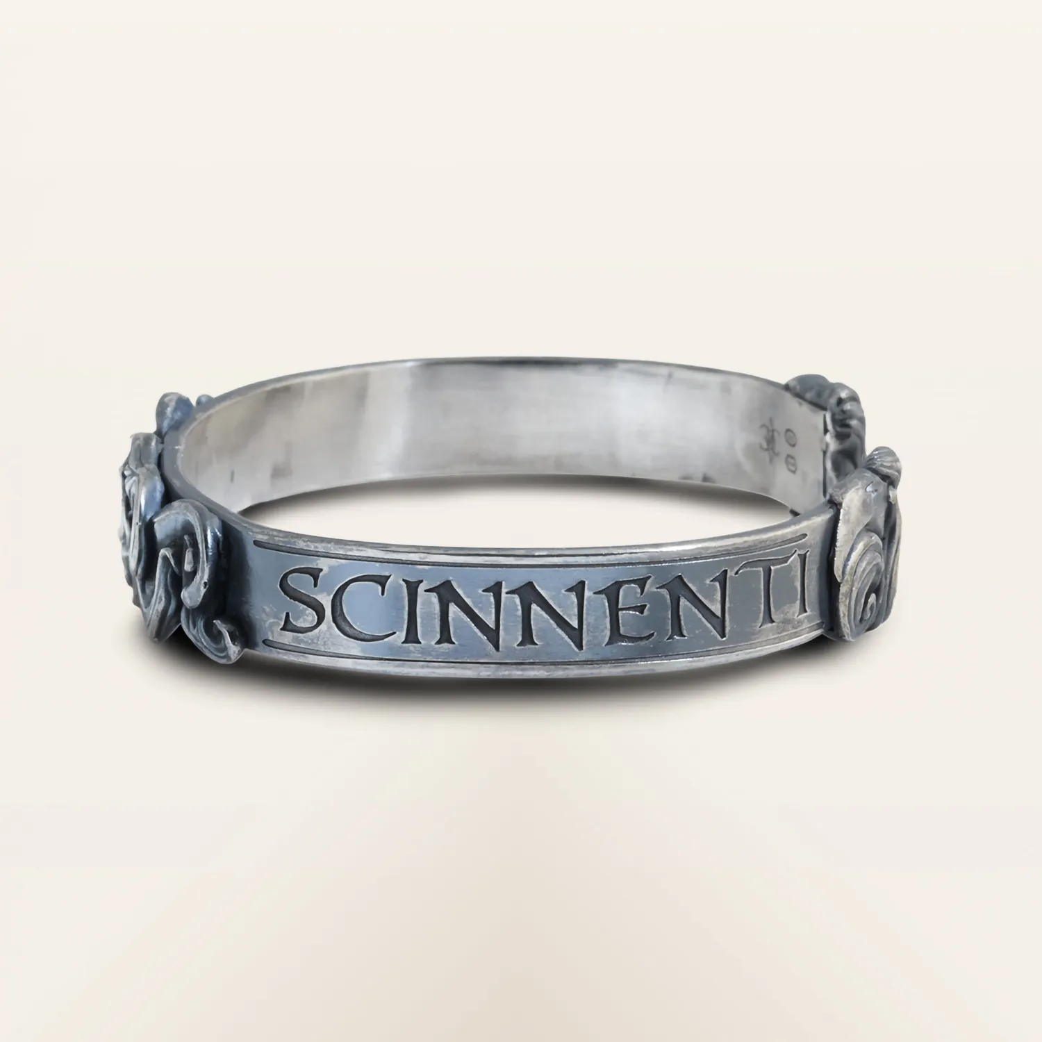 Alfredo Correnti Peloro Onde bracciale artigianale