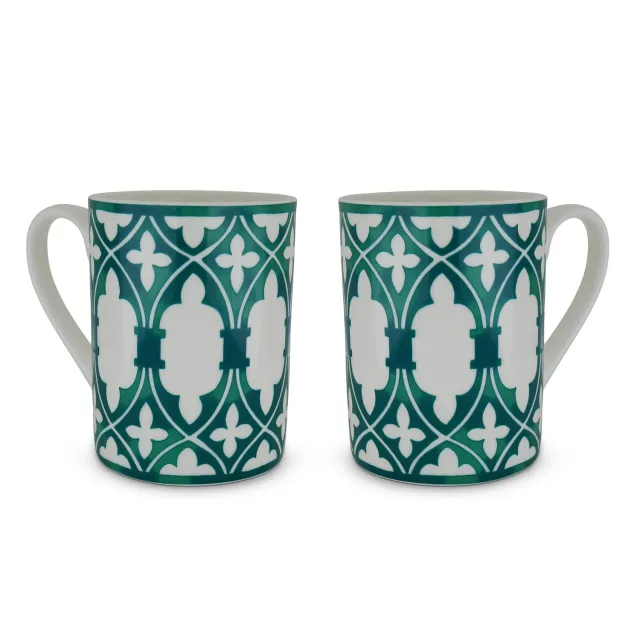Roberto Coin Beyond Jewels set 2 tazze bone china verde Venezia