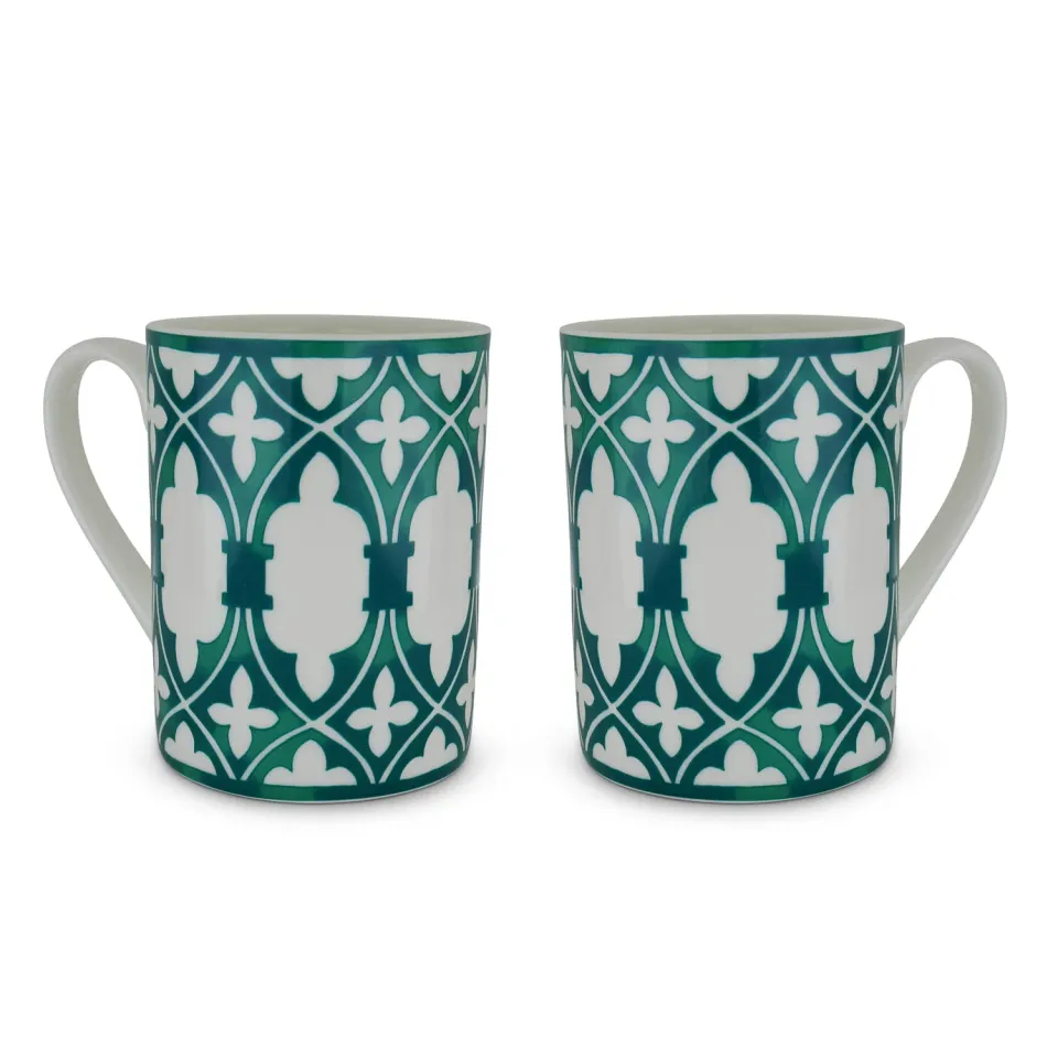 Roberto Coin Beyond Jewels set 2 tazze bone china verde Venezia