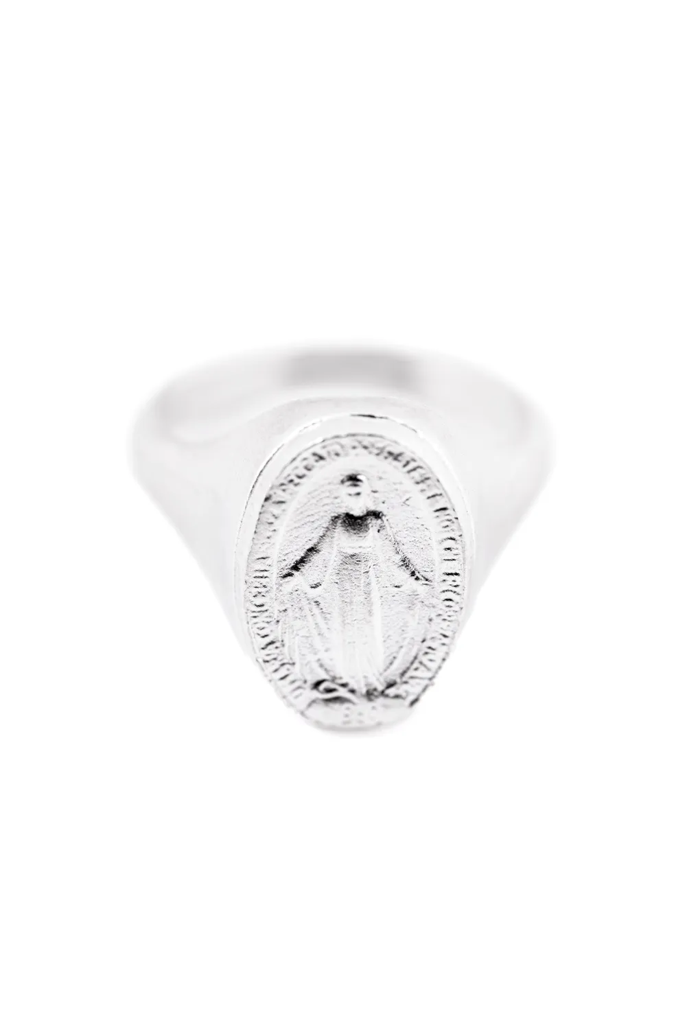 Flor Rubaja Cross Anello Madonna argento misura 19