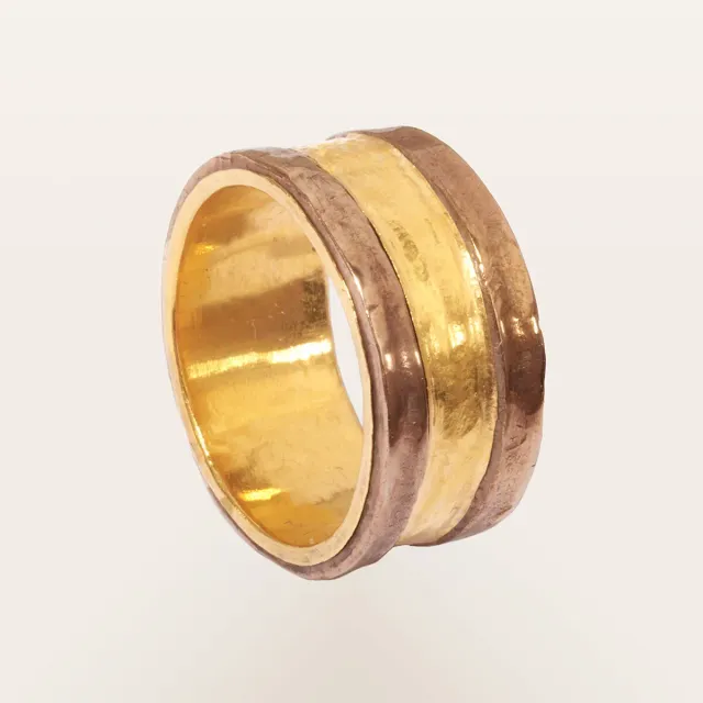 Alfredo Correnti Pura Fascia anello bronzo