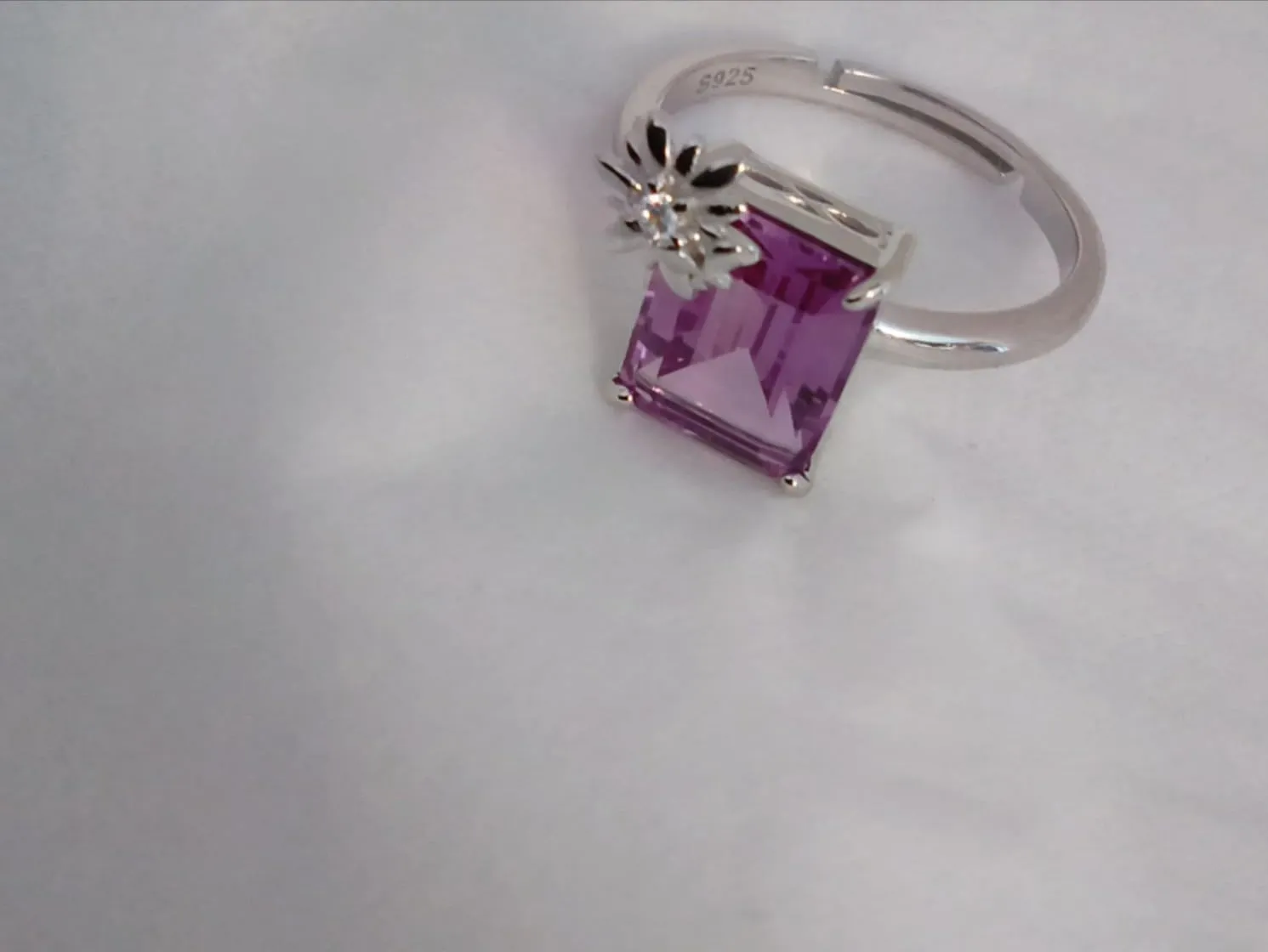 JewelryPalace Margherita 4ct anello argento alessandrite viola