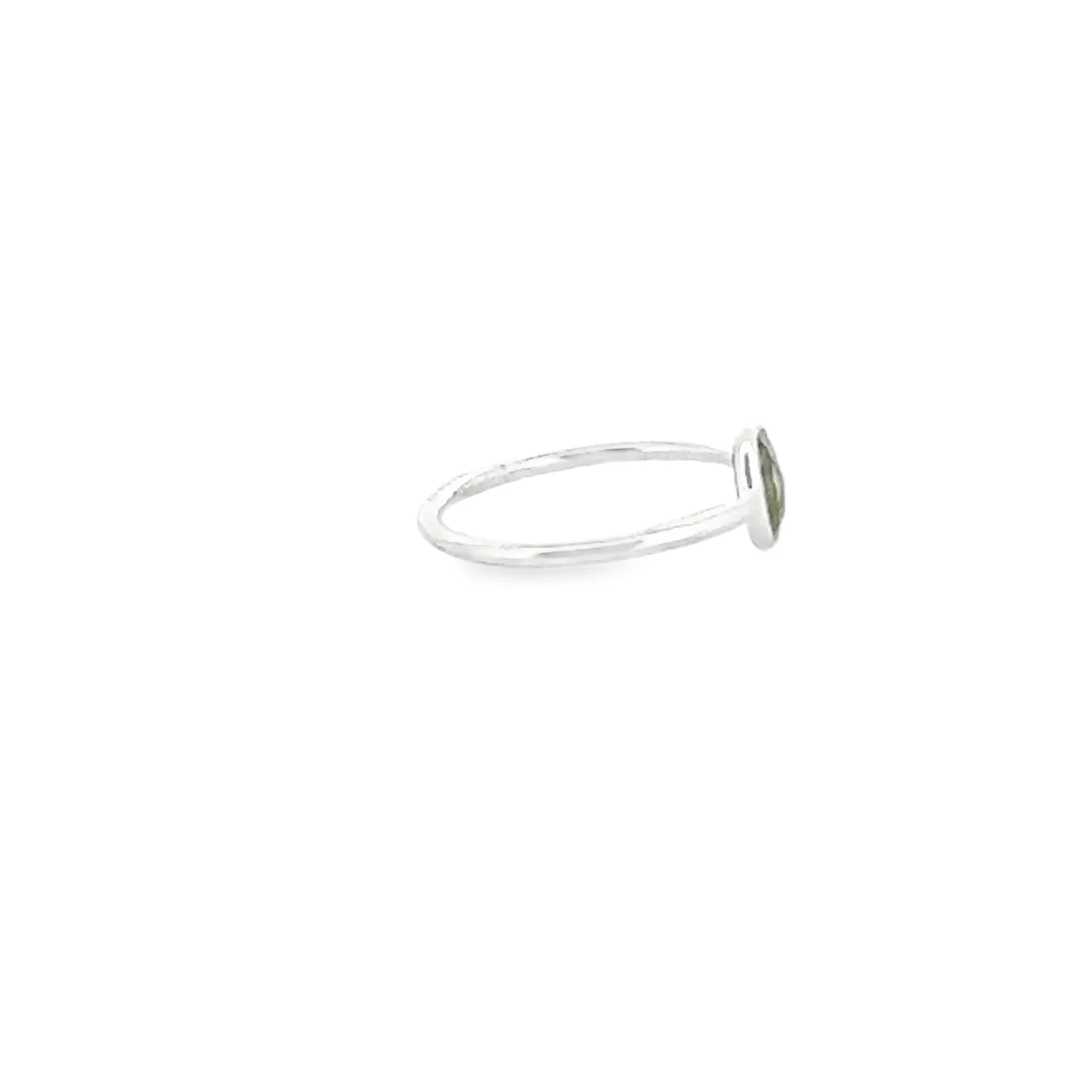 Victoria Jane Green Peridot anello argento pietra verde