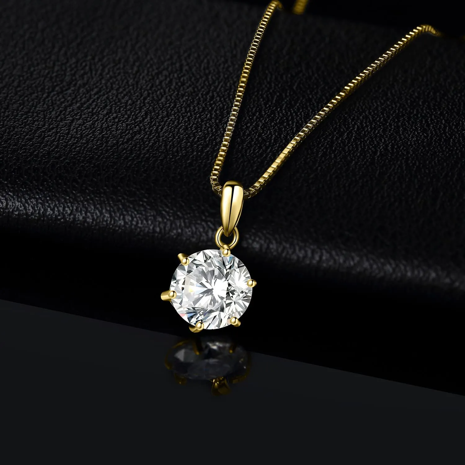 JewelryPalace Solitario 2.0ct collana oro zirconia