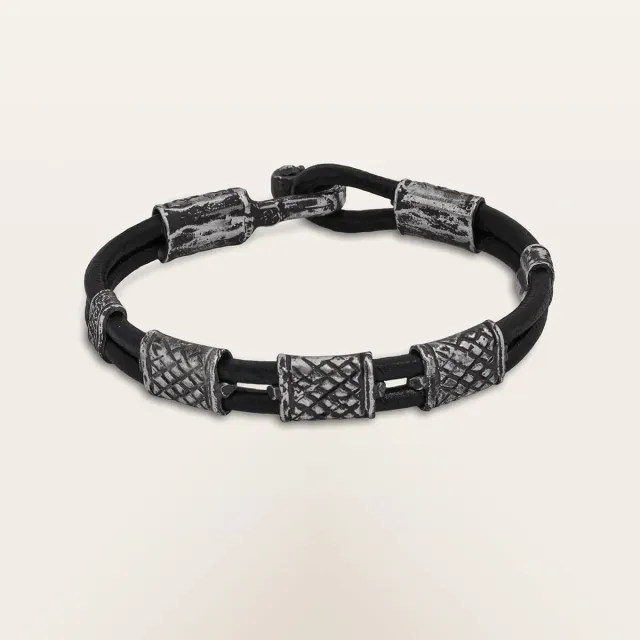 Alfredo Correnti Nesso bracciale cuoio