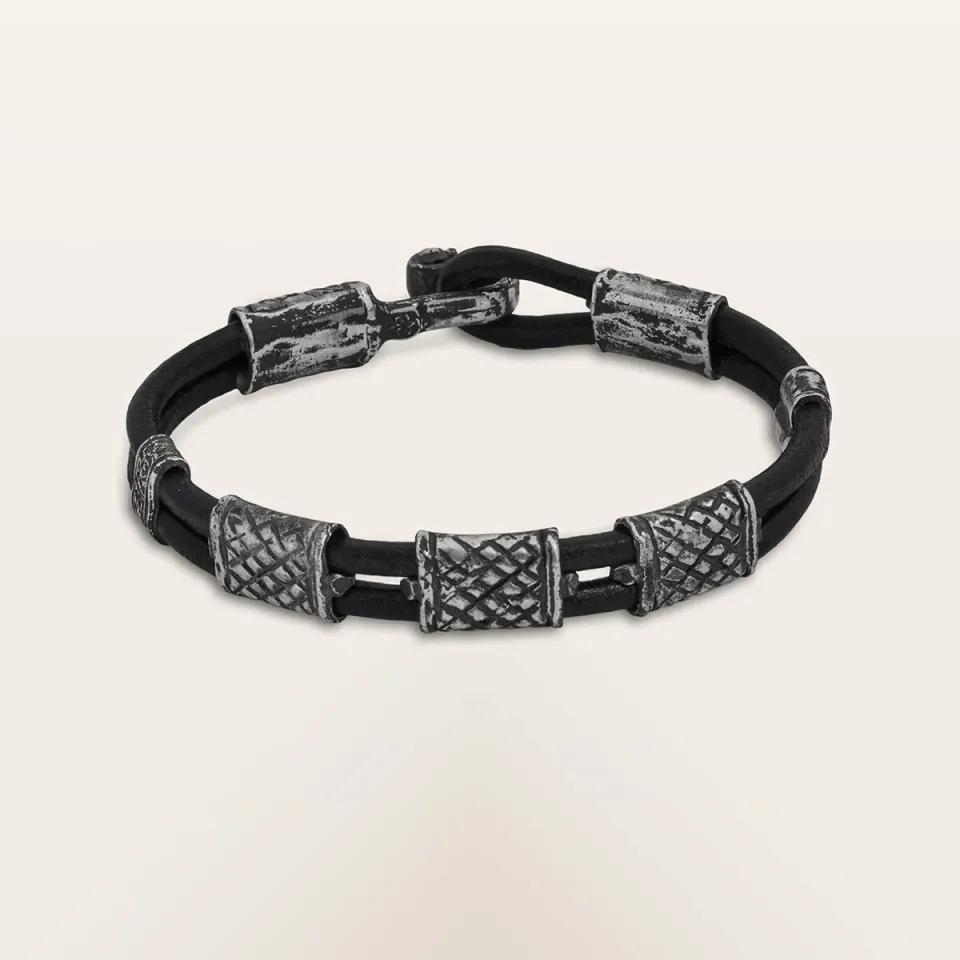 Alfredo Correnti Nesso bracciale cuoio