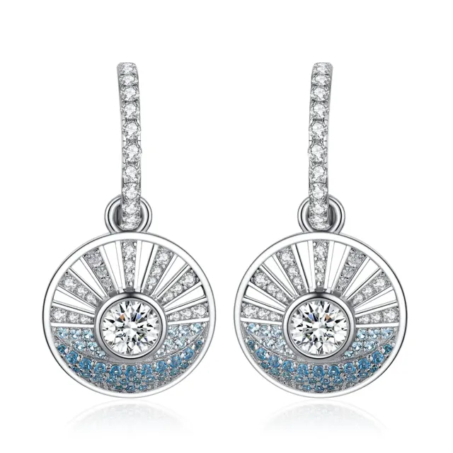 JewelryPalace Mare Sole orecchini argento 925 pietre azzurre