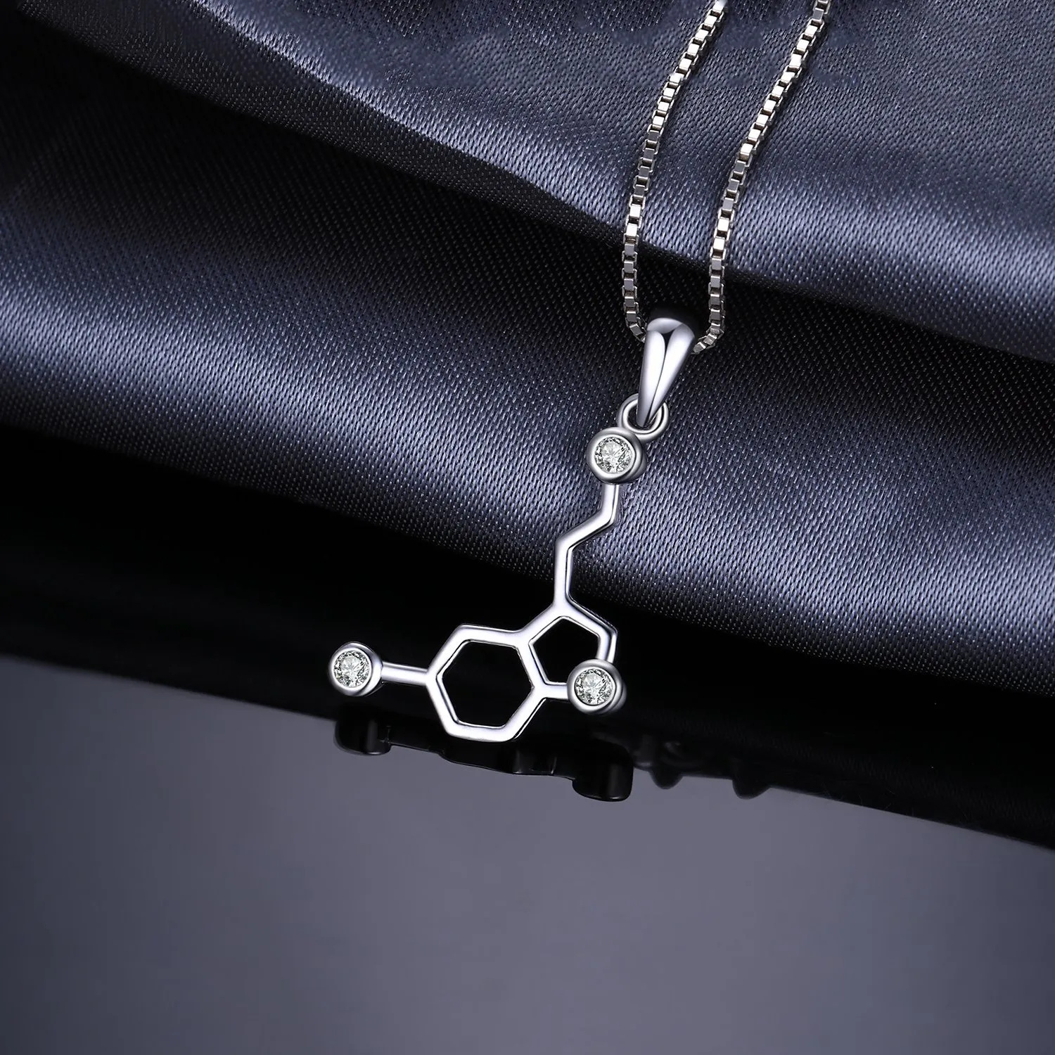 JewelryPalace Serotonina 0.2ct Zirconia collana argento 925