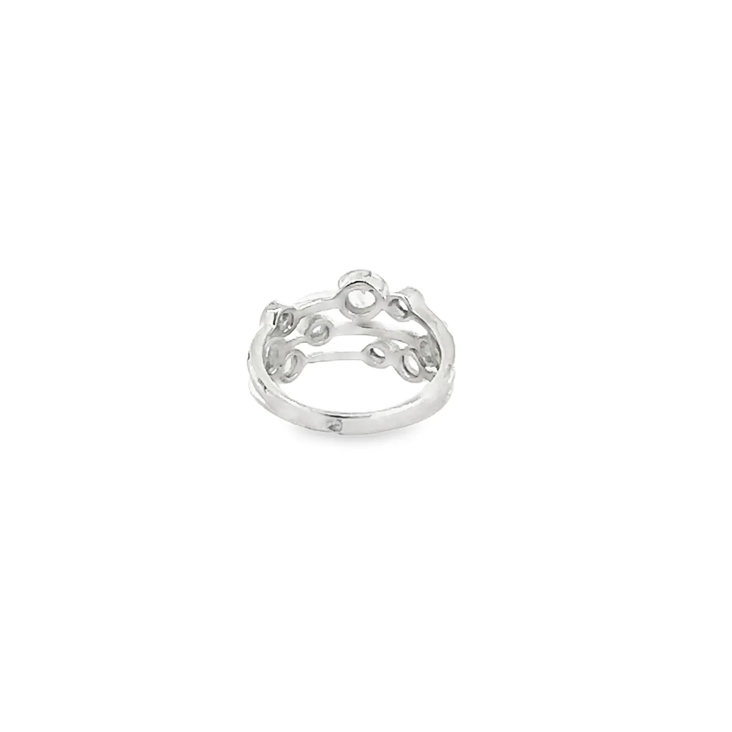 Victoria Jane Raindrop anello argento topazio luna