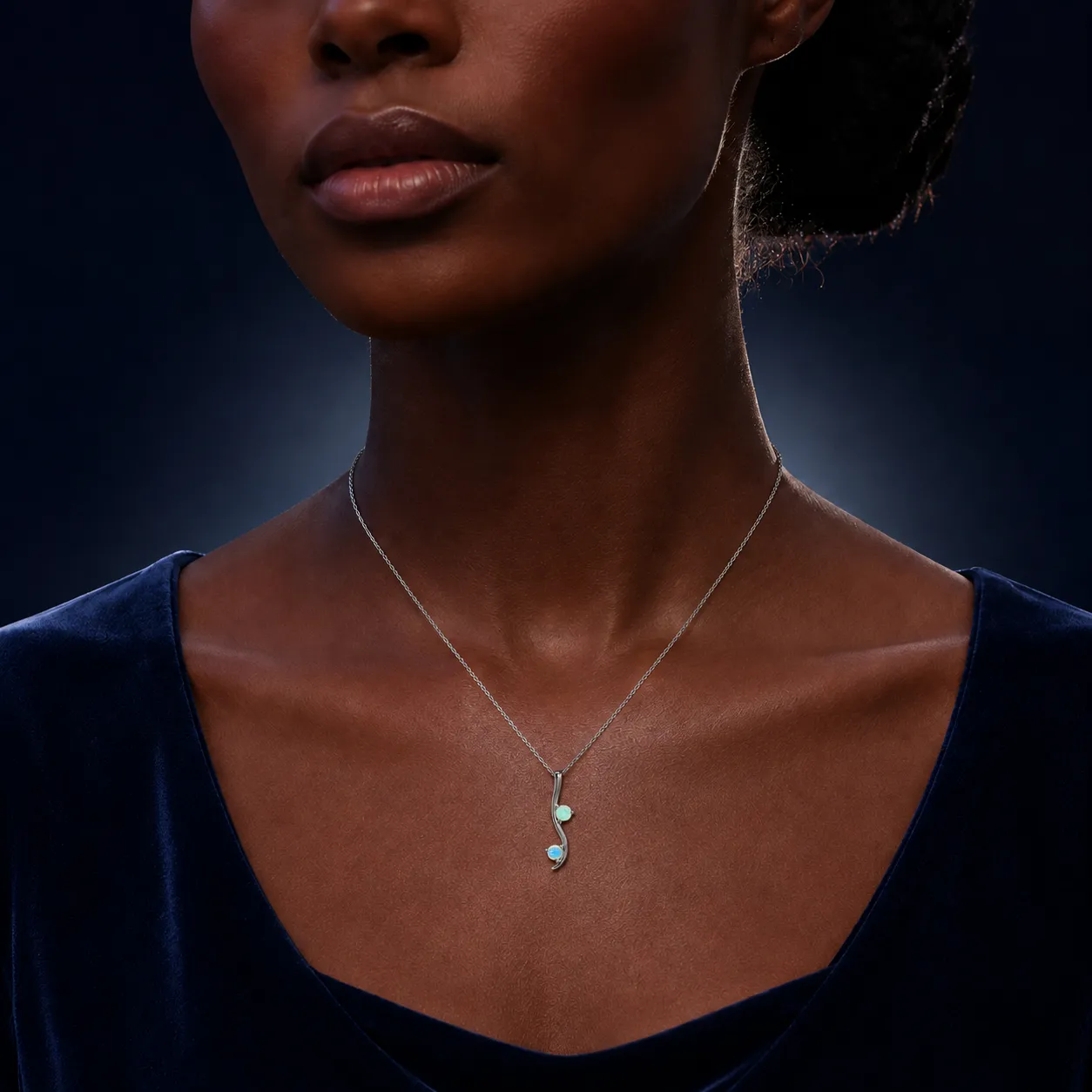 Victoria Jane Mythical Opal ciondolo opale argento