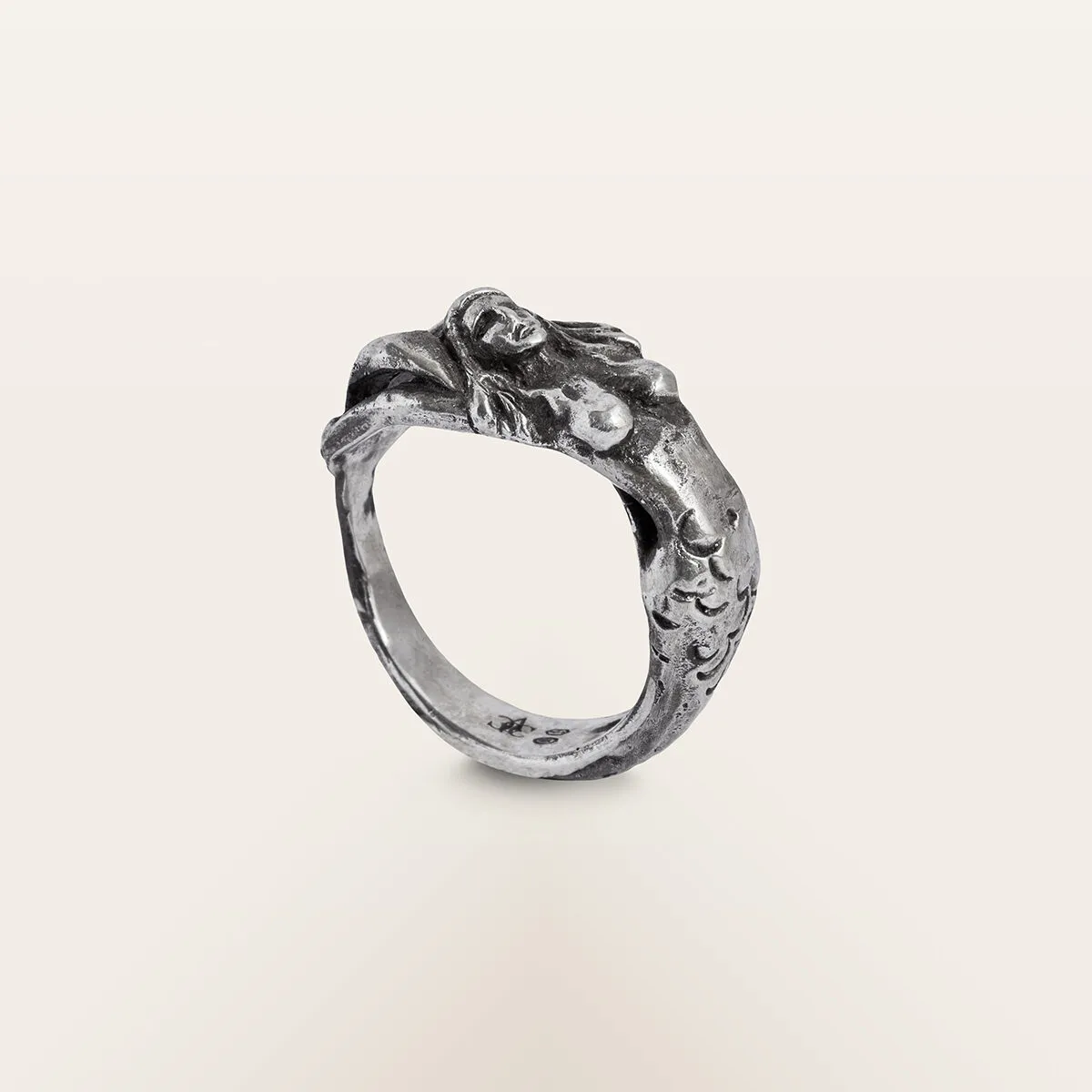 Alfredo Correnti Nesso Sirena anello donna sottile