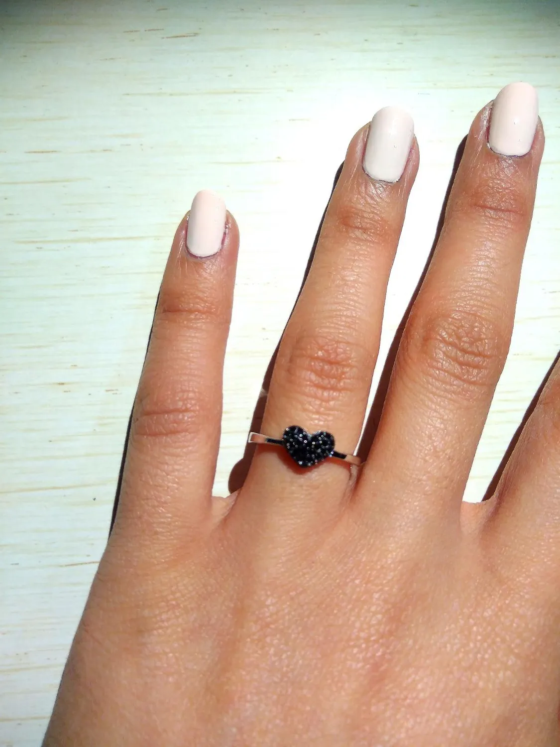 JewelryPalace Amore Cuore anello argento spinello 14.5