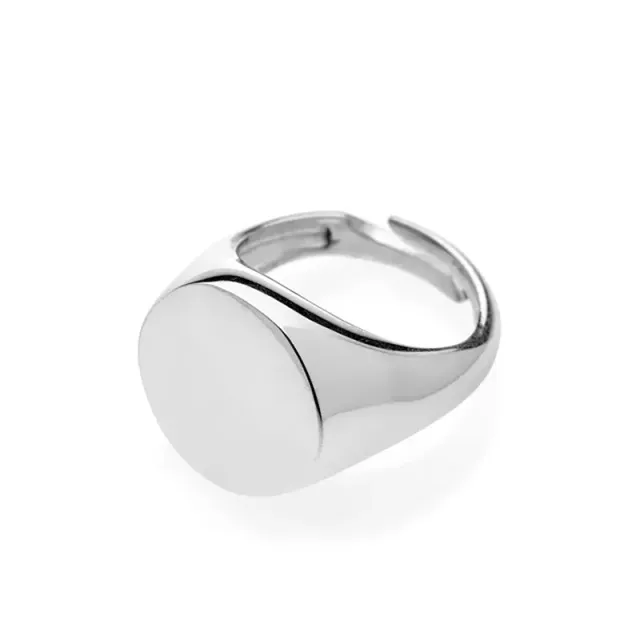 Gioielli Celiento Chevalier anello argento 925 tondo regolabile