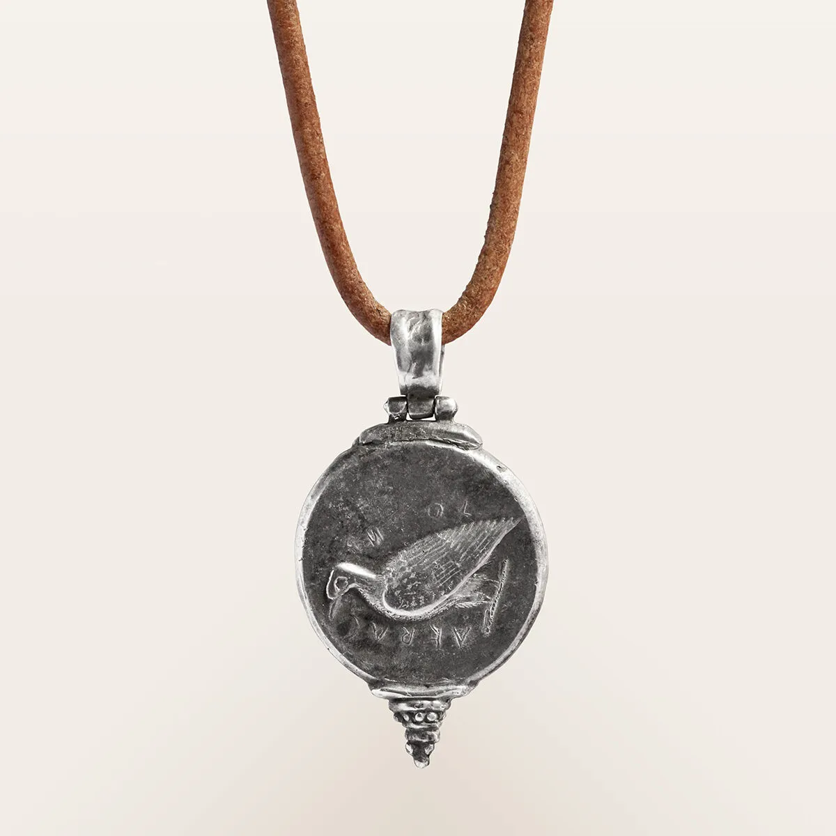 Alfredo Correnti Nesso Agrigento pendente bronzo