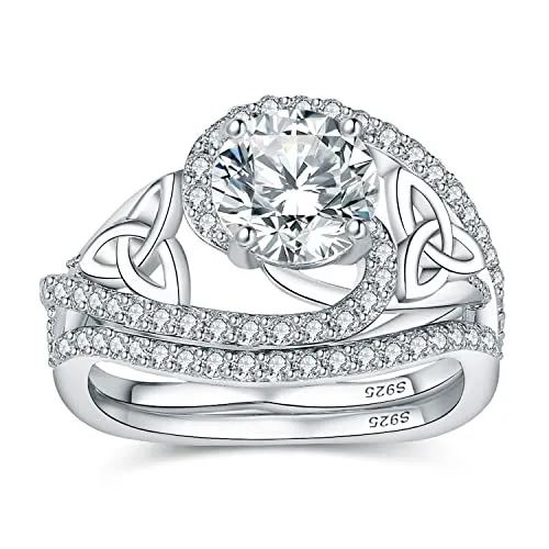 JewelryPalace Vintage Halo Farfalla anello argento 925