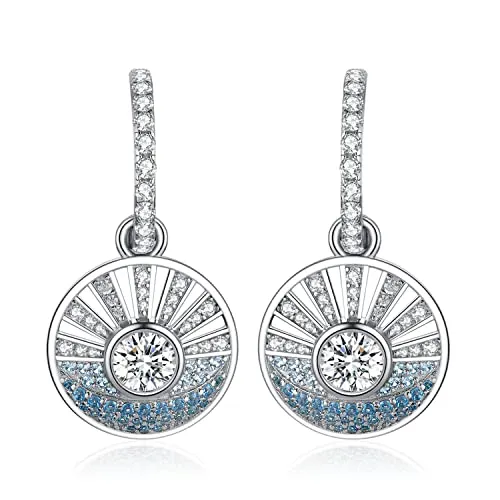 JewelryPalace Mare Sole orecchini argento 925 pietre azzurre
