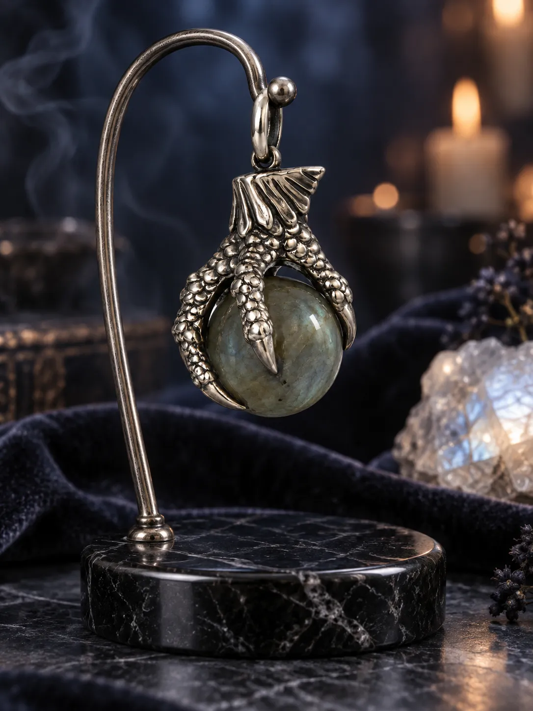 Victoria Jane Dragon ciondolo labradorite argento drago