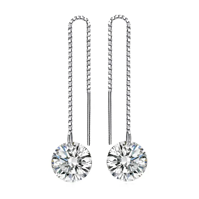 JewelryPalace Classico 5.6ct Orecchini Zaffiro Blu Rotondi