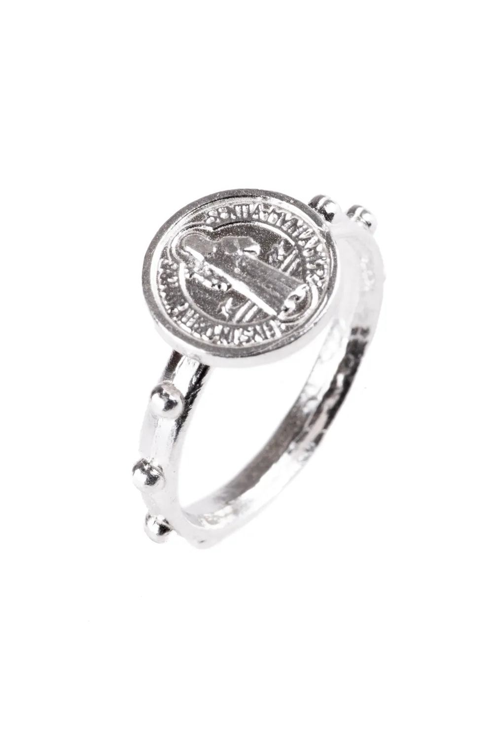 Flor Rubaja Cross PP anello argento 925 misura 15