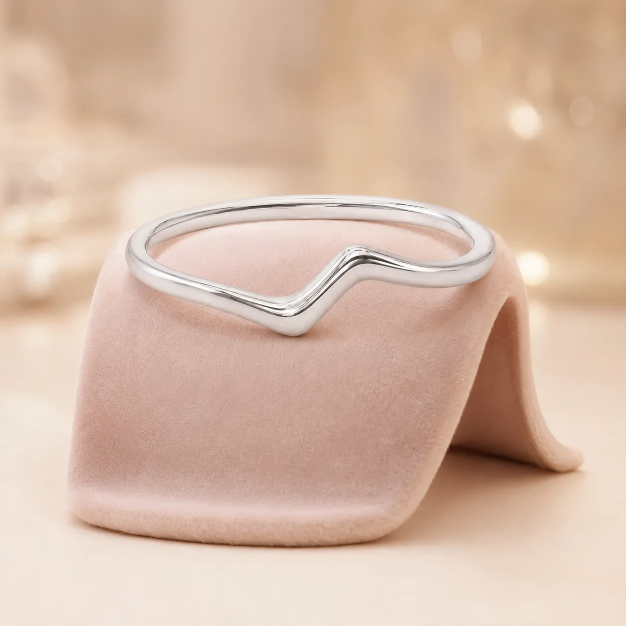Victoria Jane Wave Ring anello argento onda
