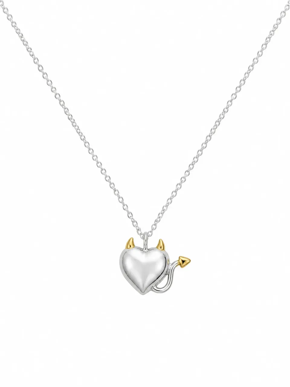 Victoria Jane Devil Heart collana argento cuore