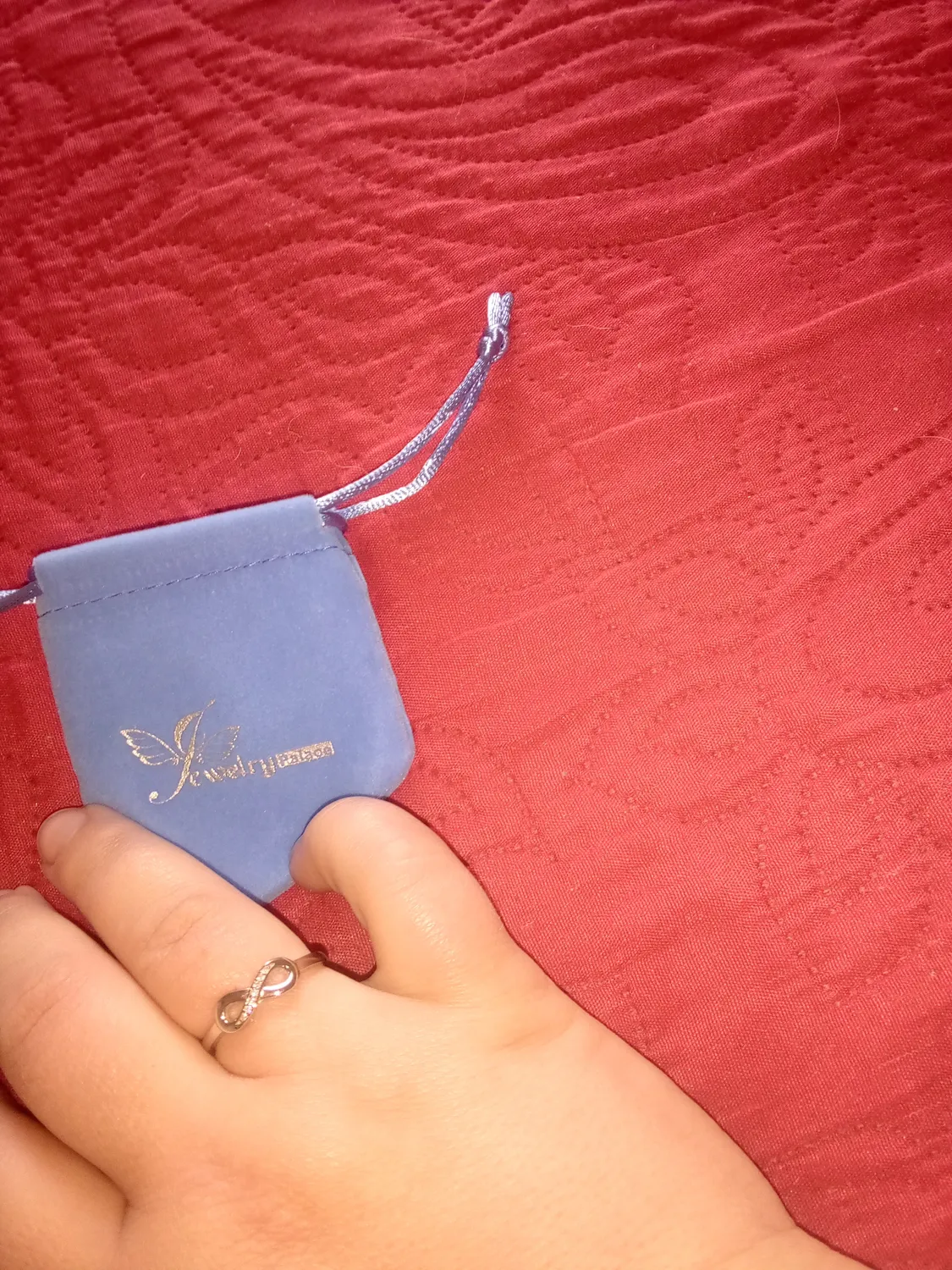 JewelryPalace Infinito Nodo anello argento 925 oro zirconia