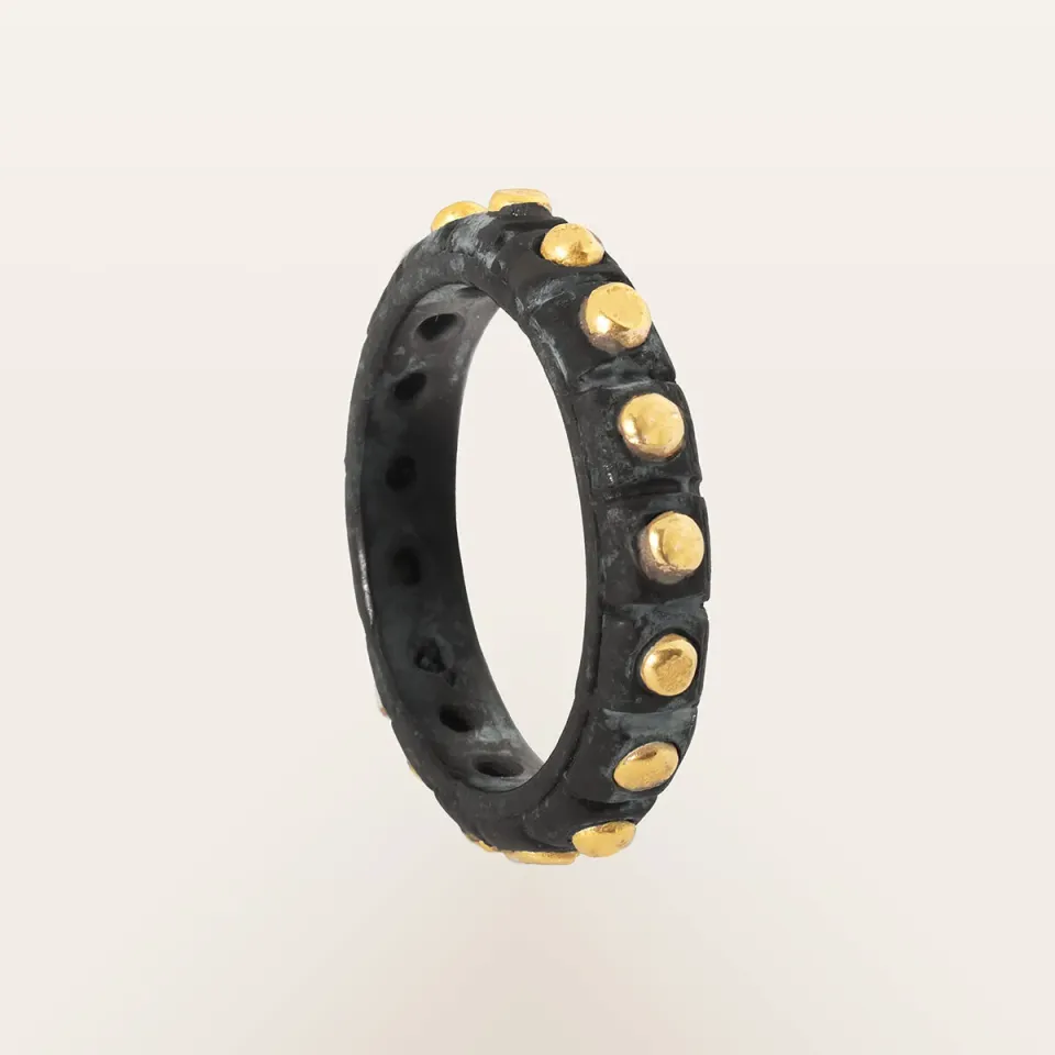 Alfredo Correnti A&C Borchie anello in argento