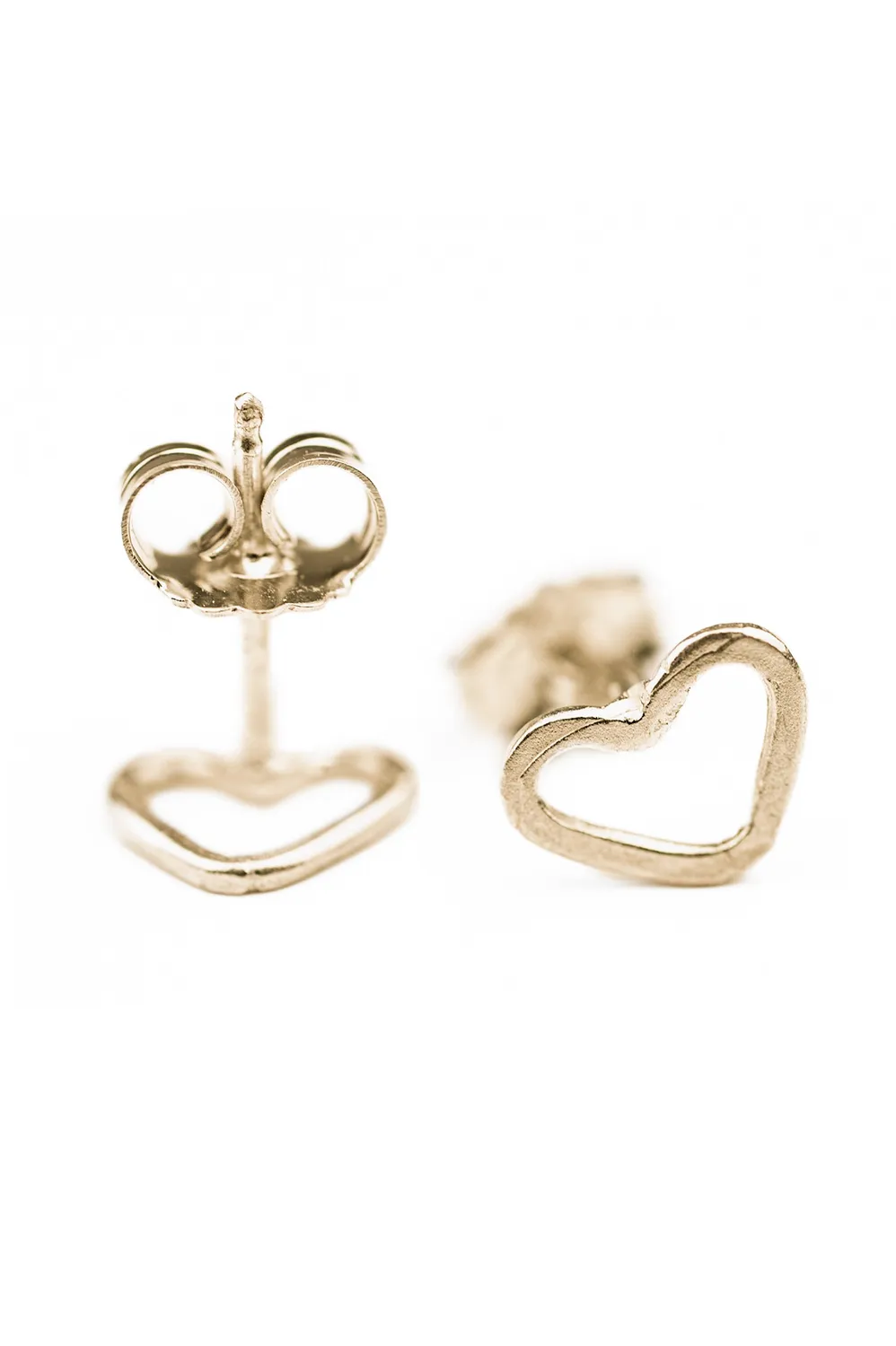 Flor Rubaja Essentials Mini Orecchini Cuore oro 9ct