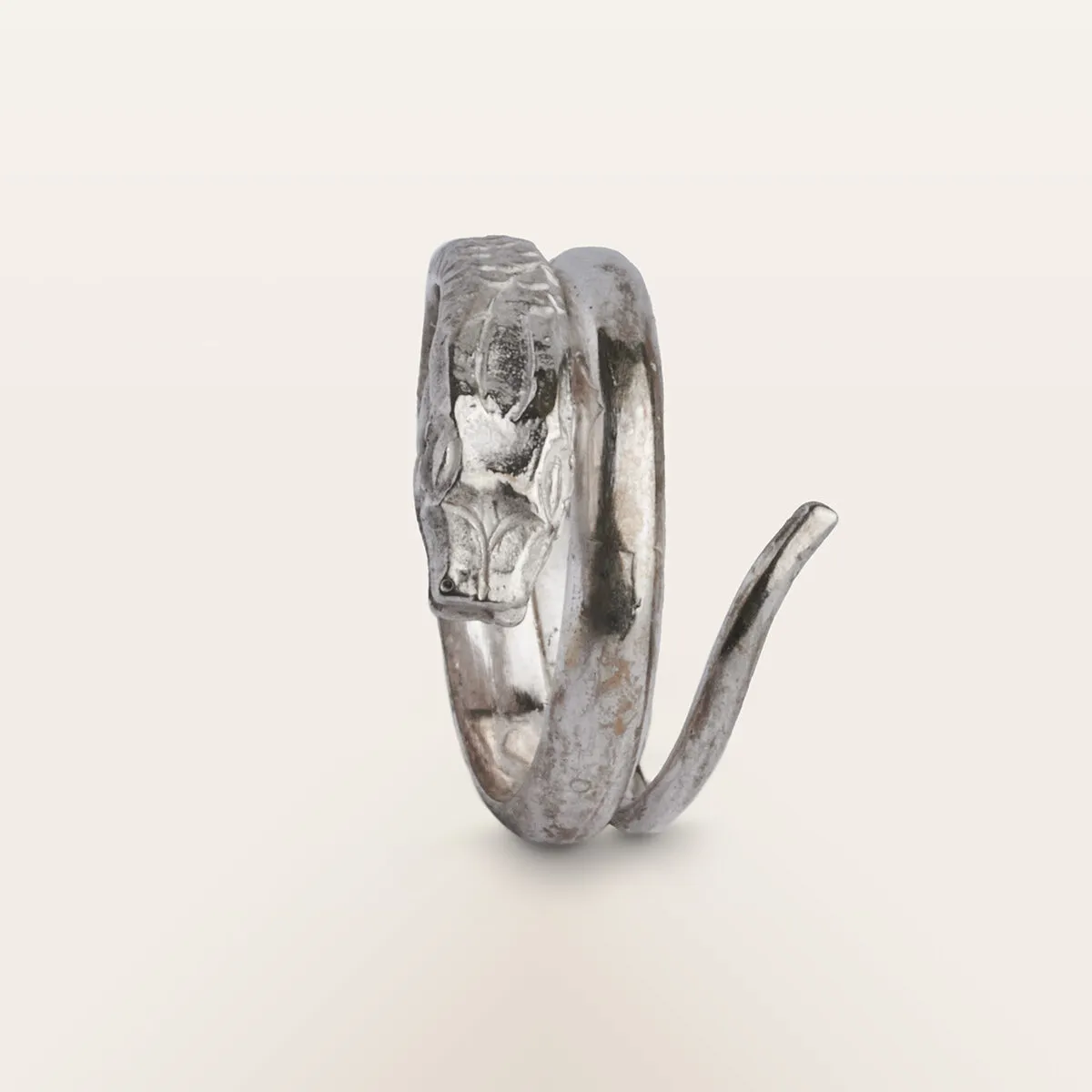 Alfredo Correnti Spira Ophis Anello Argento