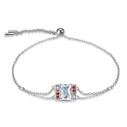 JewelryPalace Giocco 3.1ct Bracciale Argento Arancione