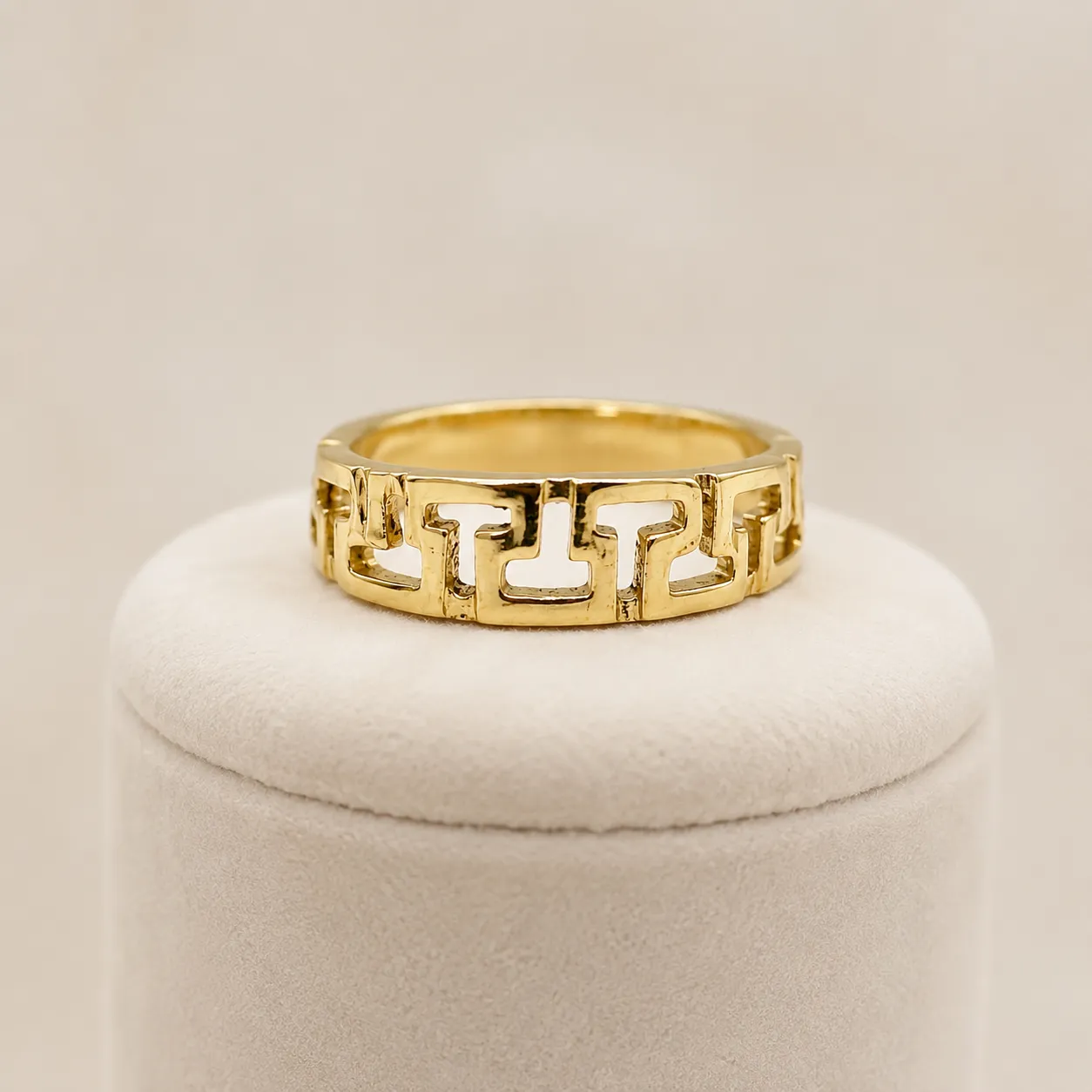 Victoria Jane anello uomo oro 14ct traforato preloved