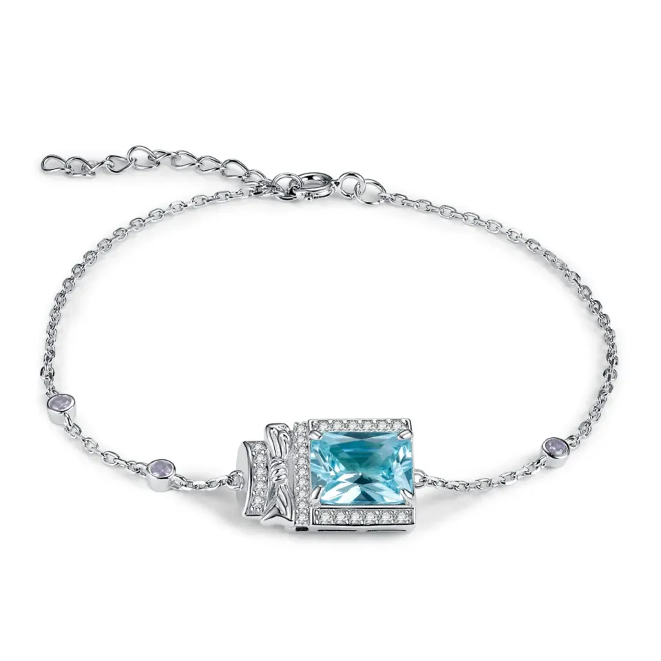 JewelryPalace Profumo 3.9ct Bracciale Argento 925 Blu