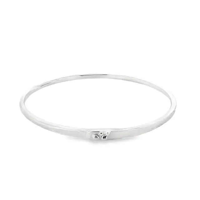 Victoria Jane bangle martellato argento sterling 68 mm