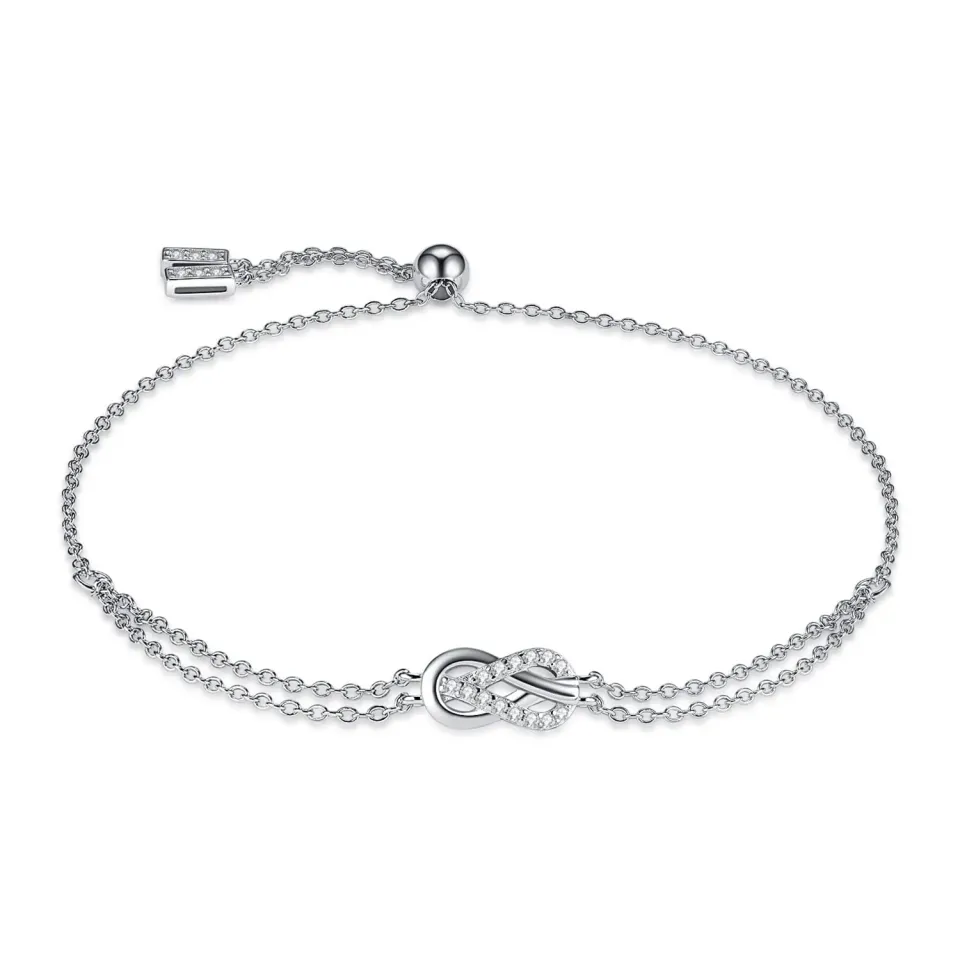 JewelryPalace Infinito bracciale argento 925 zirconia 2.4ct