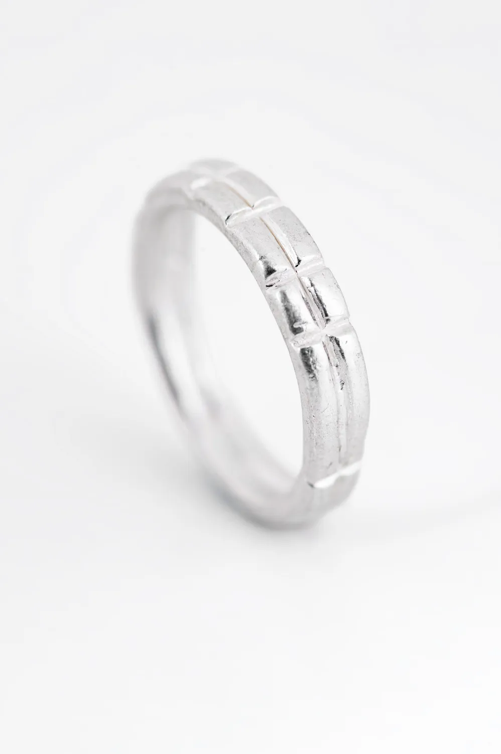 Flor Rubaja Middle Ring anello argento dito medio