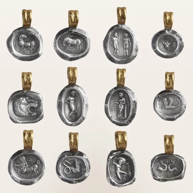 Alfredo Correnti Nesso Zodiaco pendenti segno zodiacale