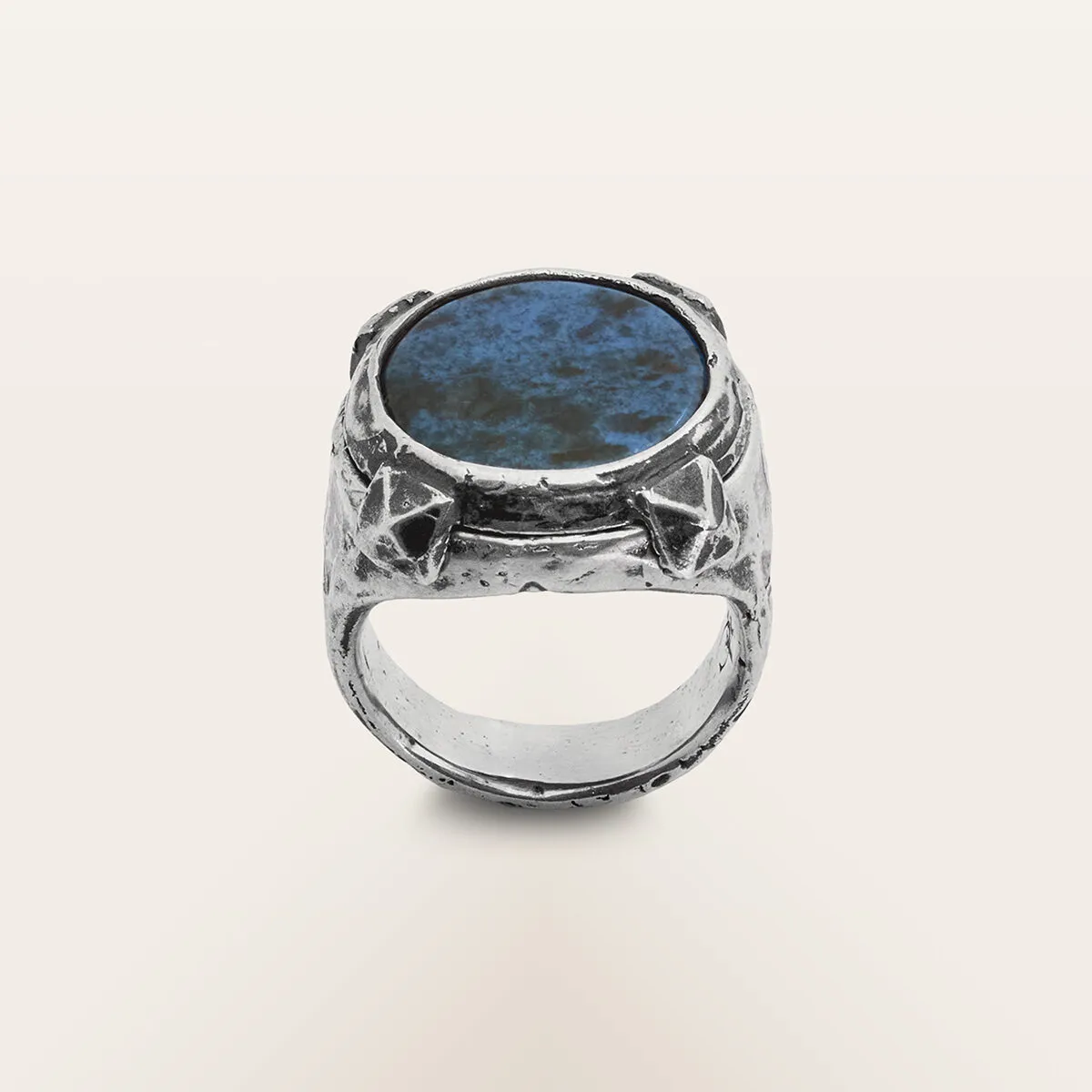 Alfredo Correnti Gea Anello Sodalite pietra blu