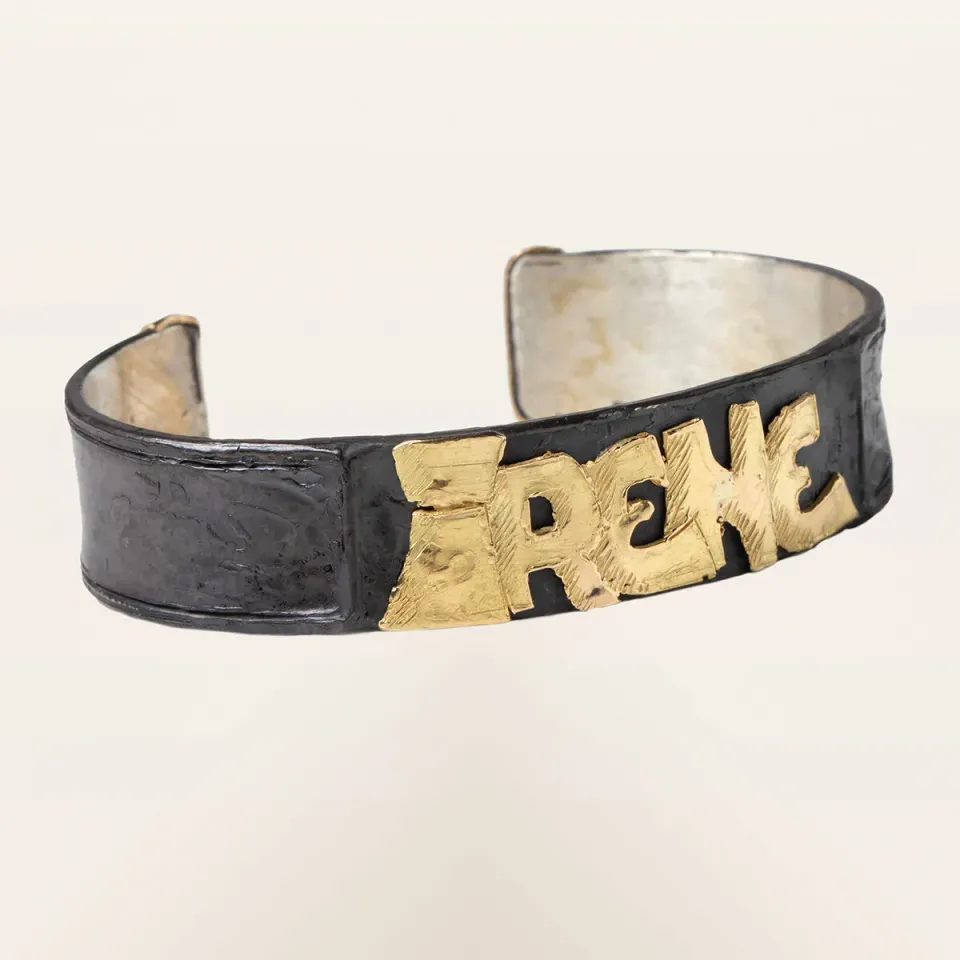 Alfredo Correnti Ego bracciale argento e oro