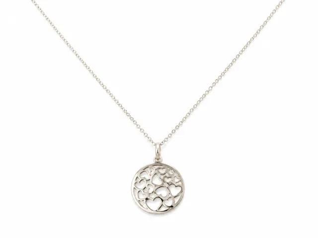 Victoria Jane Open Heart collana argento cuore traforato