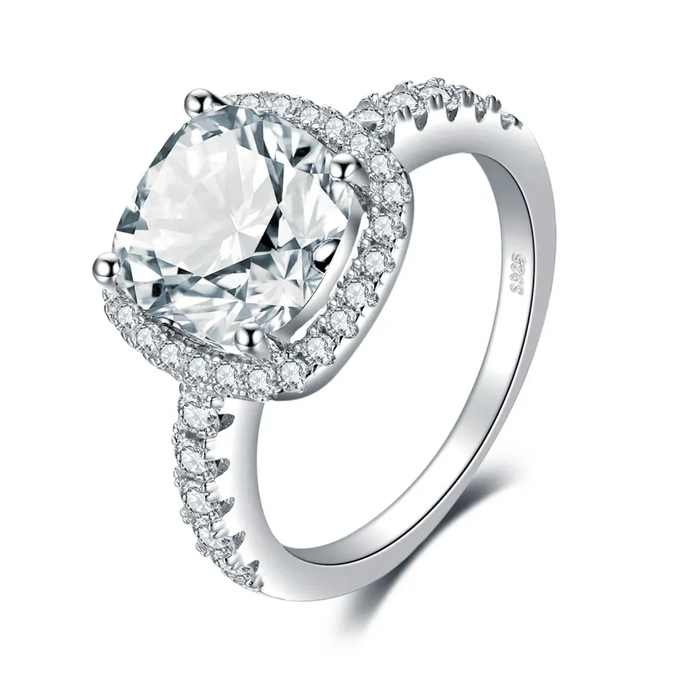 JewelryPalace AB-002 anello fidanzamento zirconia argento
