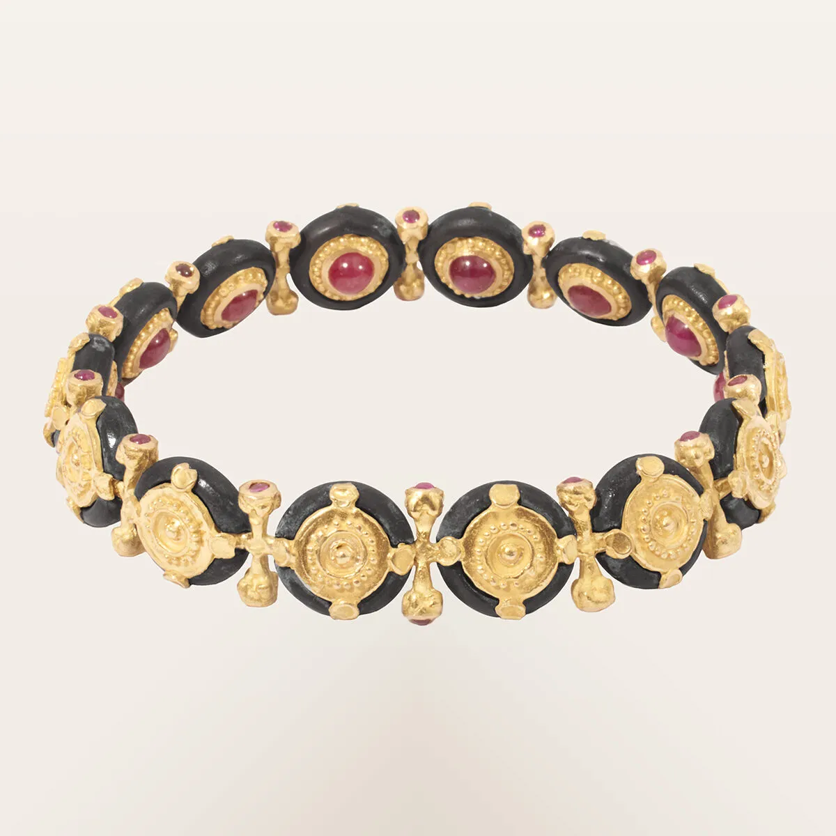 Alfredo Correnti A&C Bracciale Rubini double face