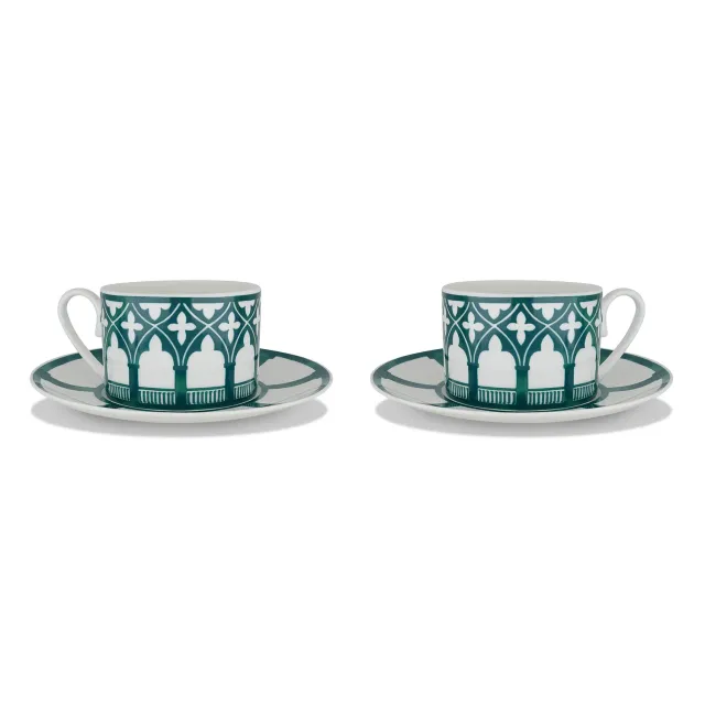 Roberto Coin Maison set 2 tazzine tè bone china Venezia