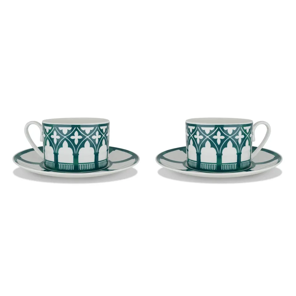 Roberto Coin Maison set 2 tazzine tè bone china Venezia