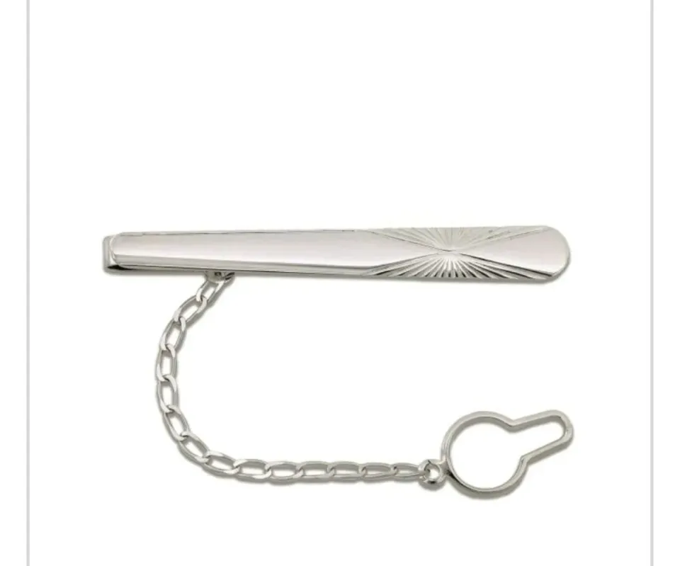 Gioielli Celiento fermacravatta uomo oro bianco 18kt