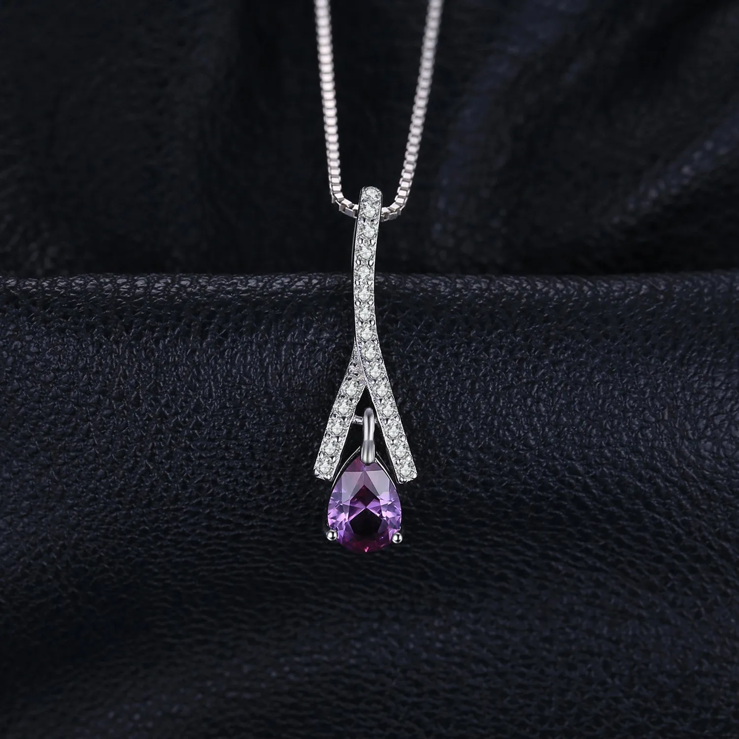 JewelryPalace Infinito Collana alessandrite viola tre ori