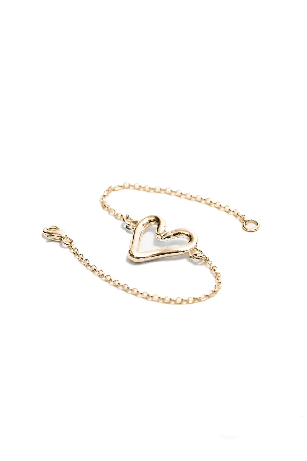 Flor Rubaja Bracciale Cuore placcato oro argento 925