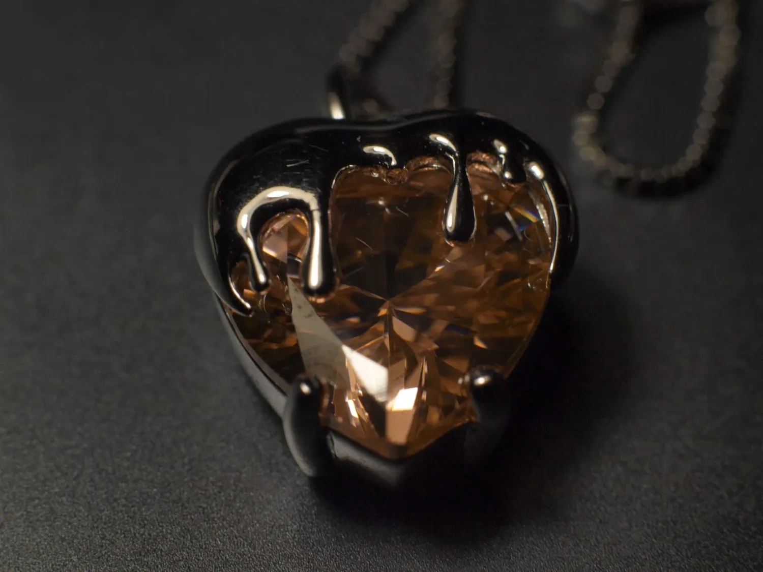 JewelryPalace Ape 11ct Collana Argento Arancione 45cm
