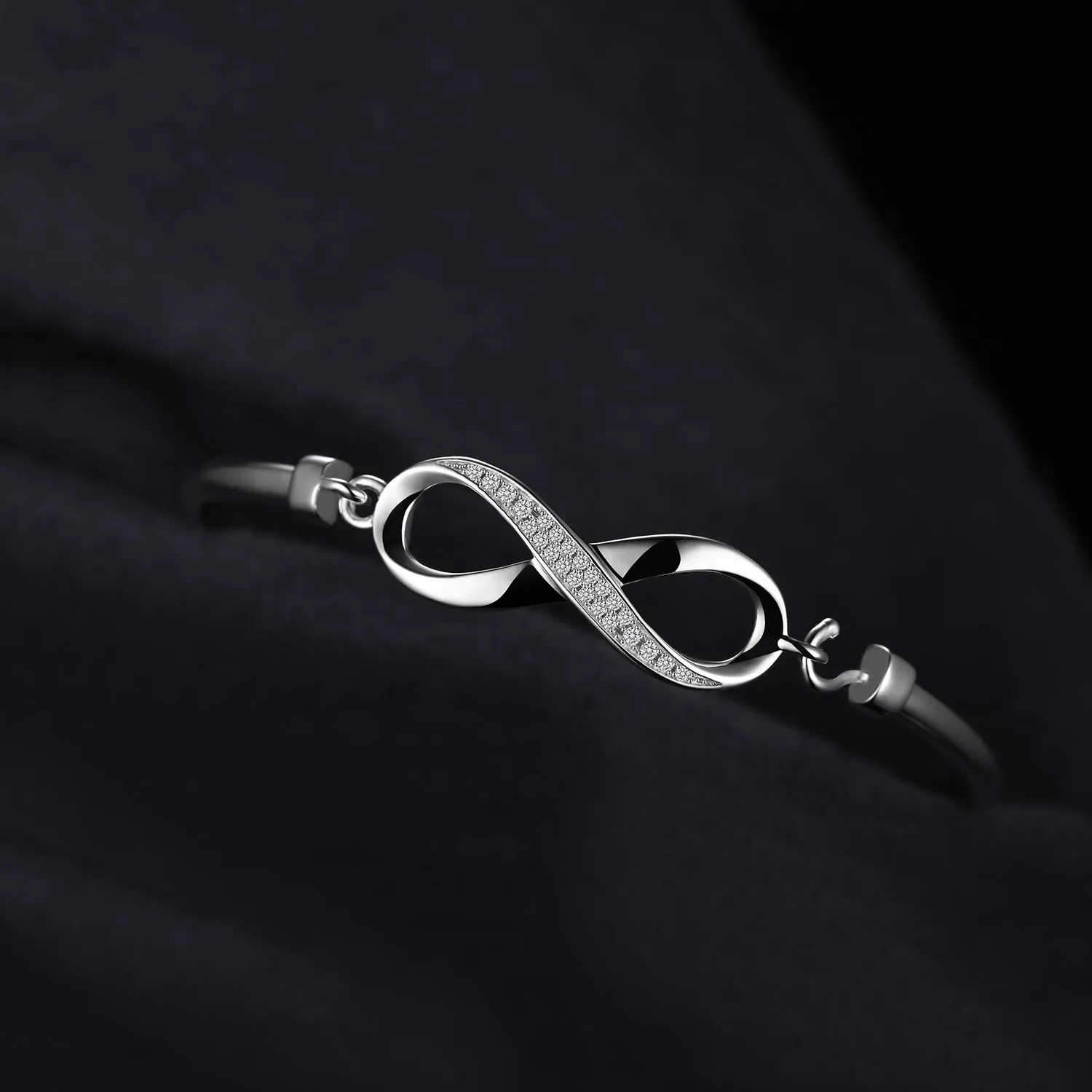 JewelryPalace Infinito Bracciale Argento 925 Zirconia