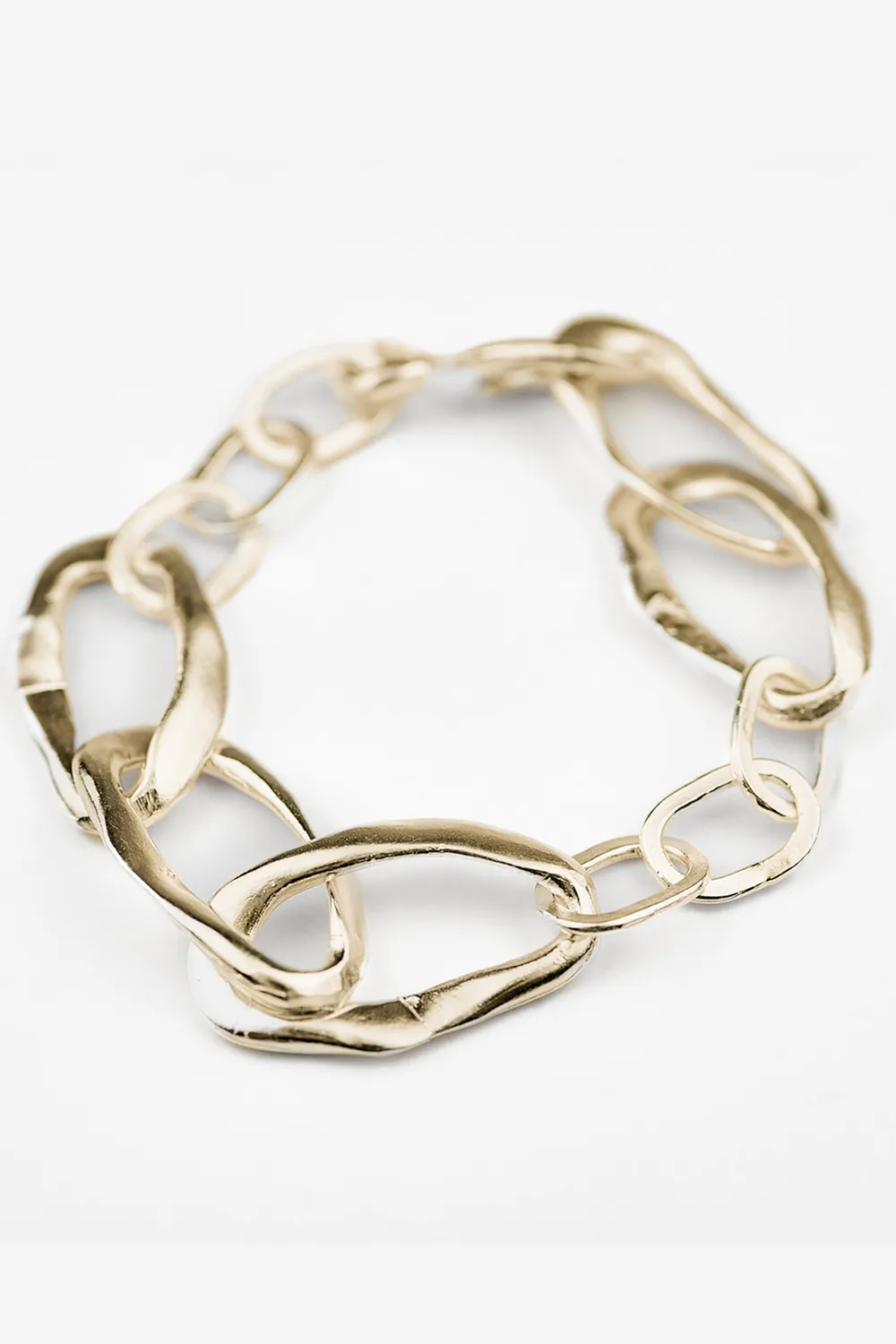 Flor Rubaja Wave Water bracciale placcato oro 25 cm