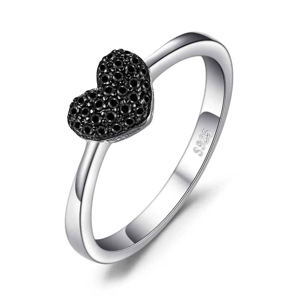 JewelryPalace Amore Cuore anello argento spinello 14.5